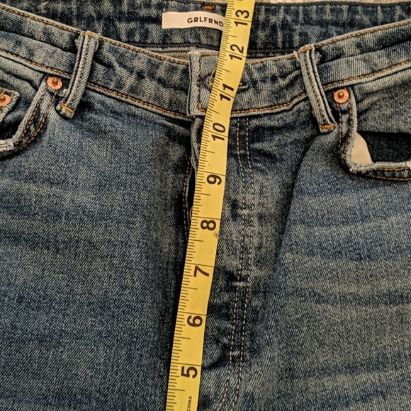 GRLFRND 'Grace' Distressed Button Fly Jeans Sz 28 - Picture 6 of 7